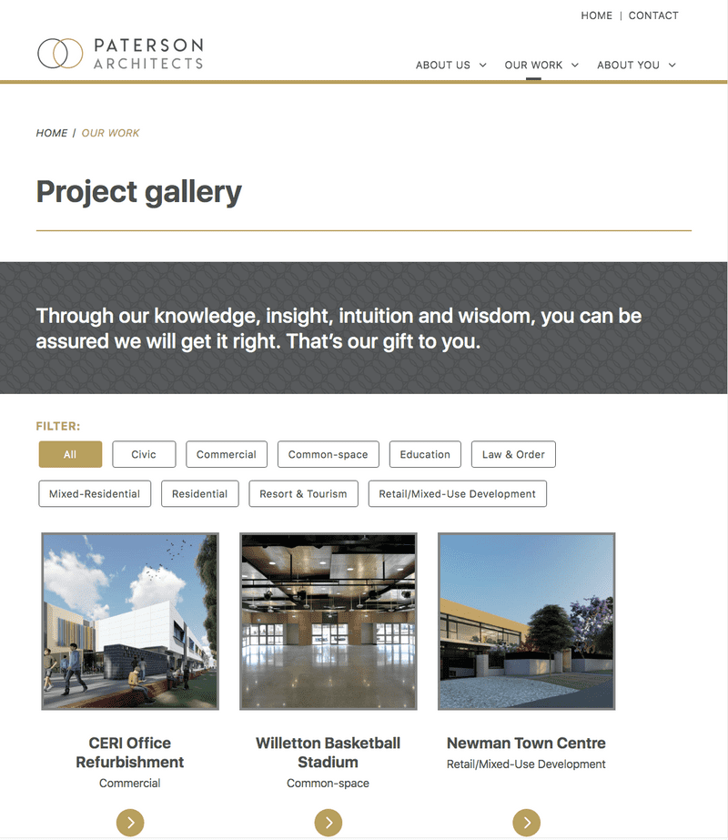 Project Portfolio Gallery